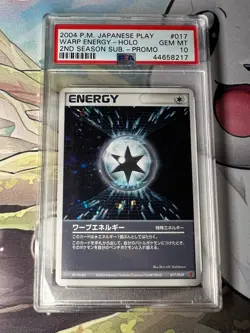 PSA 10 Warp Energy Holo Japanese Play 2nd Season Sub. promo 2004 Pokemon Card - Image 1