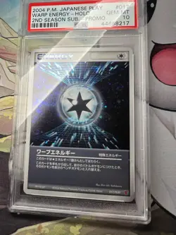 PSA 10 Warp Energy Holo Japanese Play 2nd Season Sub. promo 2004 Pokemon Card - Image 2