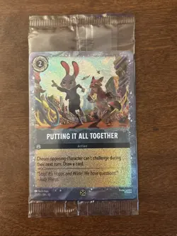 Lorcana Putting It All Together Zootopia Movie Promo Card - Image 1
