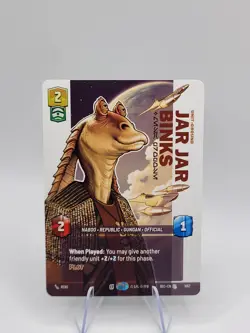 Star Wars Unlimited: Jar Jar Binks - Mesa Propose (Prestige) SEC 1057 - Image 1