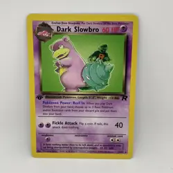 Pokemon Dark Slowbro Card 29/82 1st Edition Non-Holo 1999-2000 Wizards - Image 1