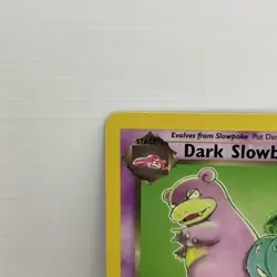 Pokemon Dark Slowbro Card 29/82 1st Edition Non-Holo 1999-2000 Wizards - Image 3