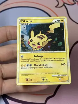 #3 Pikachu HGSS03 Black Star Promo 2010 Holo Rare Pokemon Card TCG - Image 4