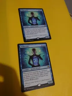 Willbreaker x2 Origins. Rare Human Wizard MTG 2 Card. - Image 1