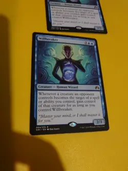 Willbreaker x2 Origins. Rare Human Wizard MTG 2 Card. - Image 2