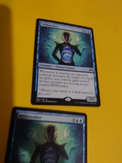 Willbreaker x2 Origins. Rare Human Wizard MTG 2 Card. - Image 4