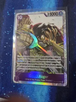 Gol. D. Roger (SR) OP13-064 One Piece Card Carrying On His Will English - Image 1