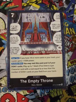 The Empty Throne OP13-099 English C Carrying On His Will One Piece Card Game NM - Image 1