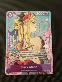 1x Black Maria (Illustration Box Vol.2) - OP08-074 - SR - Foil NM-Mint One Piece - Image 1