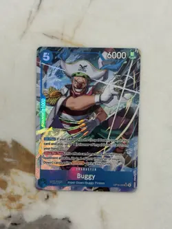 One Piece TCG Buggy OP16-048 ALT ART SR ALTERNATE ART NM The Time of Battle - Image 1