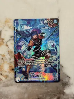 One Piece TCG Buggy Leader OP16-041 Alt Art Leader ALTERNATE ART LEAD NM - Image 1