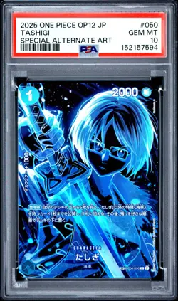 One Piece Japanese Tashigi Special Alternate Art OP12 OP06-050 PSA 10 Gem Mint - Image 1