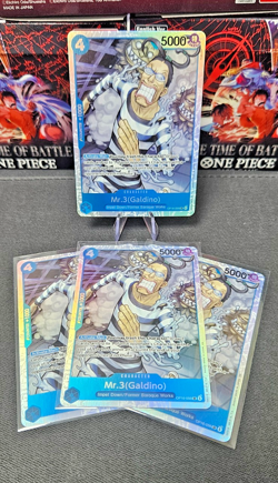 OP16-056 Mr.3(Galdino) SR The Time To Battle One Piece X4 Playset - Image 1
