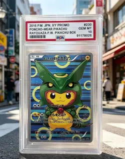 sale 9PCS Pokemon cards Poncho-wearing Pikachu cardd fans collection - Image 3