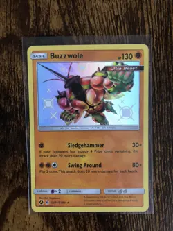 Buzzwole SHINY SV24/SV94 Hidden Fates NM Holo Foil Rare Pokemon Card - Image 1