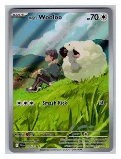 Hop's Wooloo 170/159 MINT/NM Pokemon Cards SV09: Journey Together Holo - Image 1