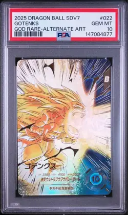 Dragon Ball Super Divers SDV7-022 Gotenks Trading Card PSA10 Authentic - Image 1