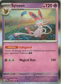 Sylveon - (Cosmos Holo) Rare Miscellaneous Cards & Products 040/131 NM - Image 1
