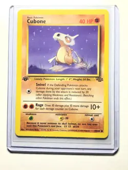 CUBONE - 50/64 - 1st Edition Jungle - Common - Pokemon Card - NM - Image 1