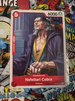 Nefertari Cobra OP13-011 OP-13 Carrying On His Will One Piece Card - Image 1