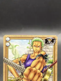 Roronoa Zoro One Piece Card Game Japanese Vintage TCG Bandai ES-C11 - Image 2
