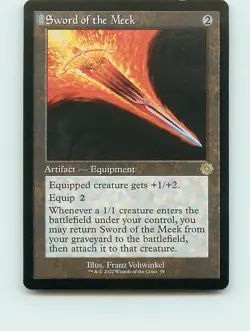 Sword of the Meek - R59 - MTG - The Brothers' War: Retro Frame Artifacts (BRR) - Image 1