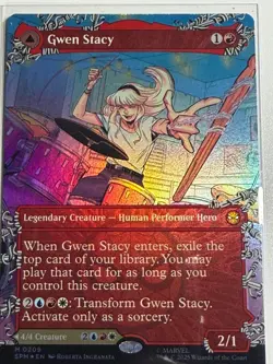 MTG, Spider Man | Gwen Stacy/Ghost-Spider (M) Foil | #0209 - Image 1
