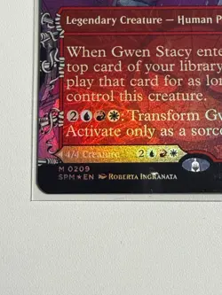 MTG, Spider Man | Gwen Stacy/Ghost-Spider (M) Foil | #0209 - Image 3