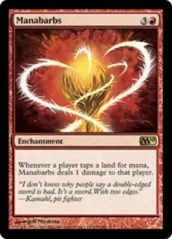 MTG Manabarbs, Light Play, English Magic 2010 - Image 1
