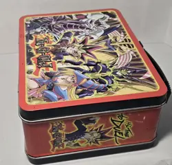 Vintage 1996 Yugioh Tin Lunch Box Loaded With Yugioh TCG Cards NM - Image 4