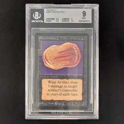 MTG \>> Warp Artifact (BGS 9) <<// Beta - 341 Trading - Magic - Image 1