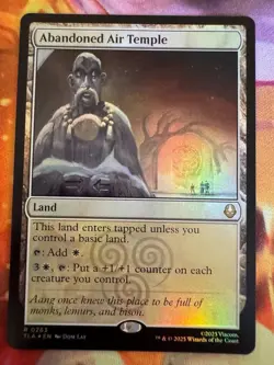 Magic (mtg): Abandoned Air Temple Avatar: The Last Airbender Foil - Image 1