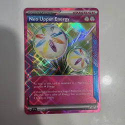 Neo Upper Energy 162/162 ACE SPEC Rare SV05: Temporal Forces NM Pokemon - Image 1