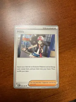 Hilda 084/086 White Flare Regular Pokemon TCG Card - Image 1