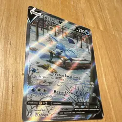 Pokemon TCG Glaceon V 175/203 SWSH07 Evolving Skies Ultra Rare Holo FA - Image 2