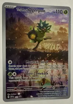 Teal Mask Ogerpon Twilight Masquerade ETB Promo Pokemon TCG Near Mint/Mint - Image 2