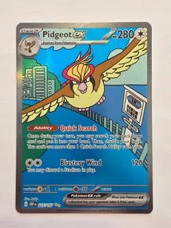 Pidgeot EX Obsidian Flames 225/197 SIR pokemon - Image 1