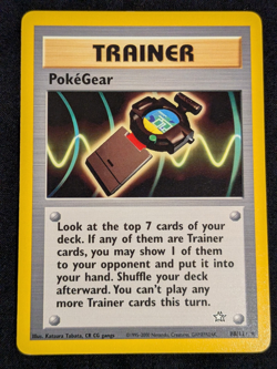 Pokemon TCG PokeGear 88/111 Neo Genesis Regular Rare Trainer English - Image 2