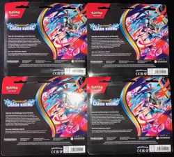 LOT of 4 Pokemon TCG ME04 Chaos Rising 3 Pack Blister Charmeleon Sealed New 4X - Image 2