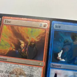 Magic the Gathering Dan Scott Signed Artist Proof Cards Instant Fire and Ice - Image 2