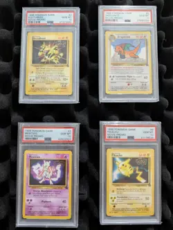 Pokemon 1999 First Movie Black Star Promo Tcg Set PSA 10 - Image 1