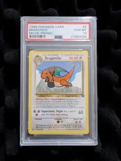 Pokemon 1999 First Movie Black Star Promo Tcg Set PSA 10 - Image 5