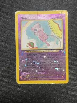 Pokemon Mew TCG 1/18 Southern Islands Reverse Holo DMG 🌴 - Image 1
