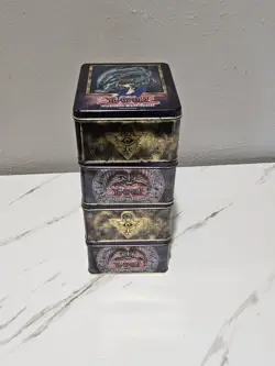 Yu-Gi-Oh! TCG Metal Tin Storage Tins Lot of 4, Seto Kaiba/Blue-Eyes empty - Image 3