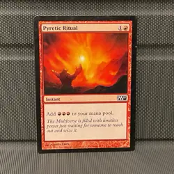 MTG Magic The Gathering - PYRETIC RITUAL, Magic 2011 - Image 1