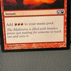 MTG Magic The Gathering - PYRETIC RITUAL, Magic 2011 - Image 2