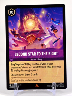 Disney Lorcana TCG Ursula's Return Second Star to the Right 61/204 Rare - Image 1