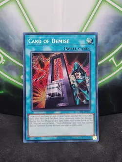 Yugioh Card of Demise LCKC-EN029 Secret Rare NM - Image 1