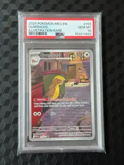 2025 POKEMON GUMSHOOS #153 CARD PSA 10 - Image 1