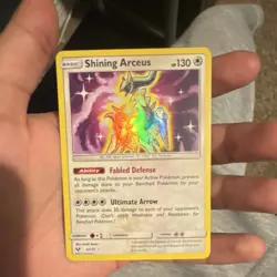 Pokemon Shining Arceus 57/73 Shining Legends Shiny Holo Rare 130 HP Card - Image 1
